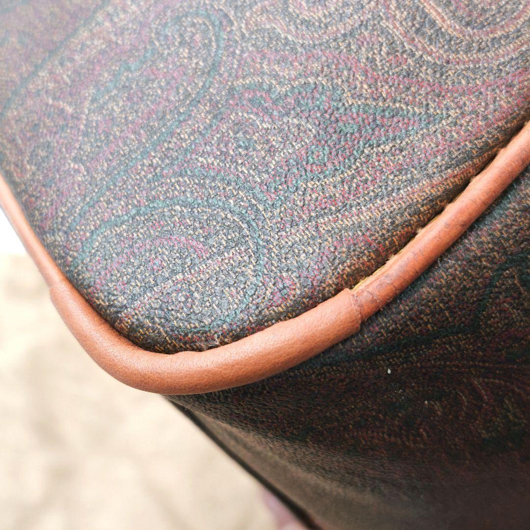 【高級◎ 大容量】エトロ ボストンバッグ ペイズリー イタリア製 肩掛け 正規品