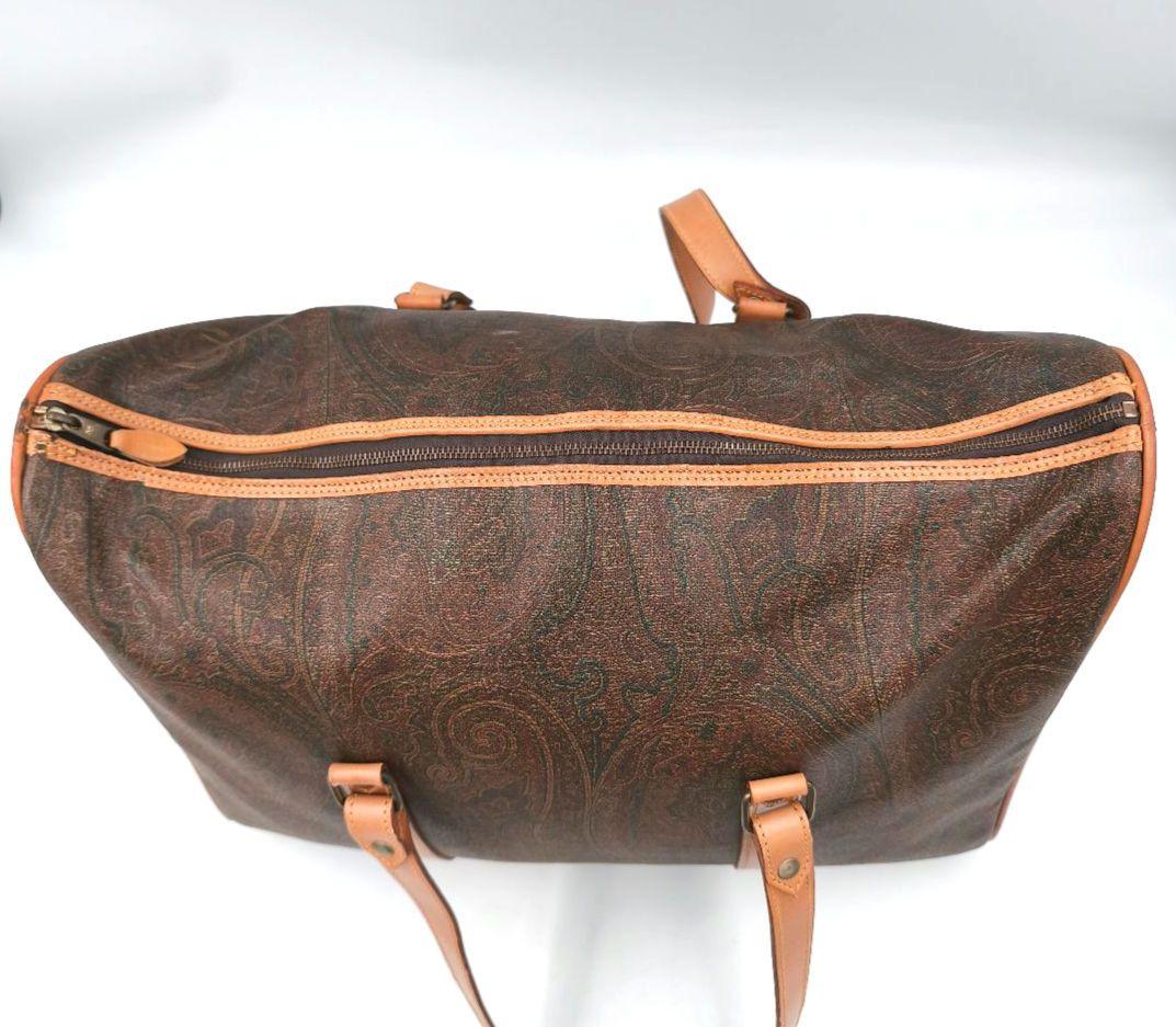 【高級◎ 大容量】エトロ ボストンバッグ ペイズリー イタリア製 肩掛け 正規品