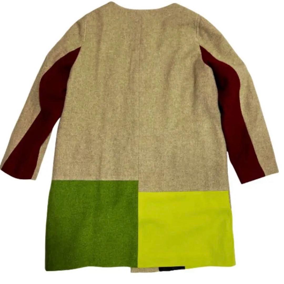 年末年始！SALE! ぶたコード刺繍ウール裏地付ポケットビーズ刺繍　アルベロベロ