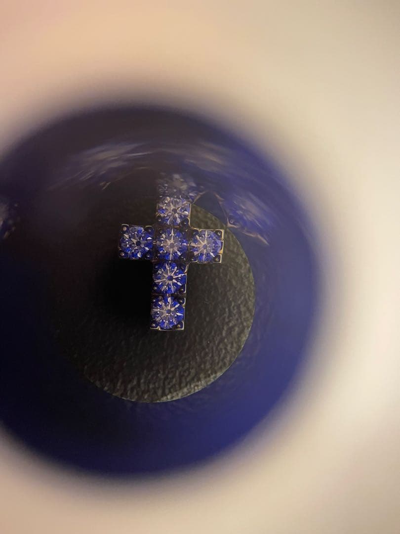 アイボリータワー 6石 クロス vago k18 18k トップ ダイヤモンド