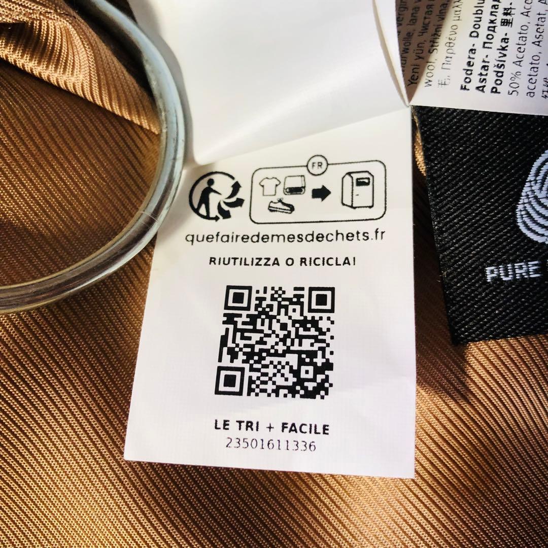 現行23年✨極美品 マックスマーラ ベルテッドコート 女優襟 キャメル 34