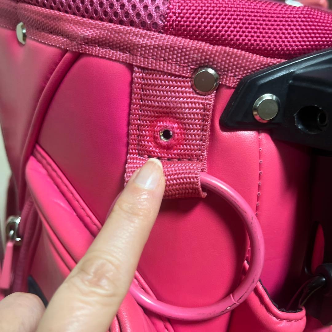 限定値下げ❣️パーリーゲイツ　ピンク　キャディーバッグ