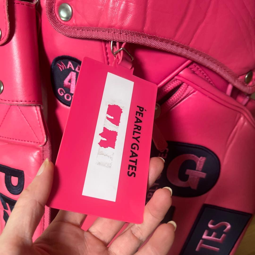 限定値下げ❣️パーリーゲイツ　ピンク　キャディーバッグ