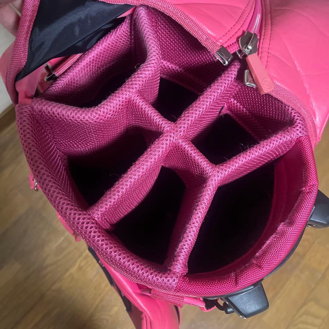 限定値下げ❣️パーリーゲイツ　ピンク　キャディーバッグ