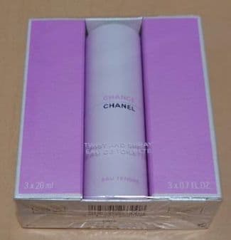 CHANEL CHANCE EAU TENDRE 20ml✕3本
