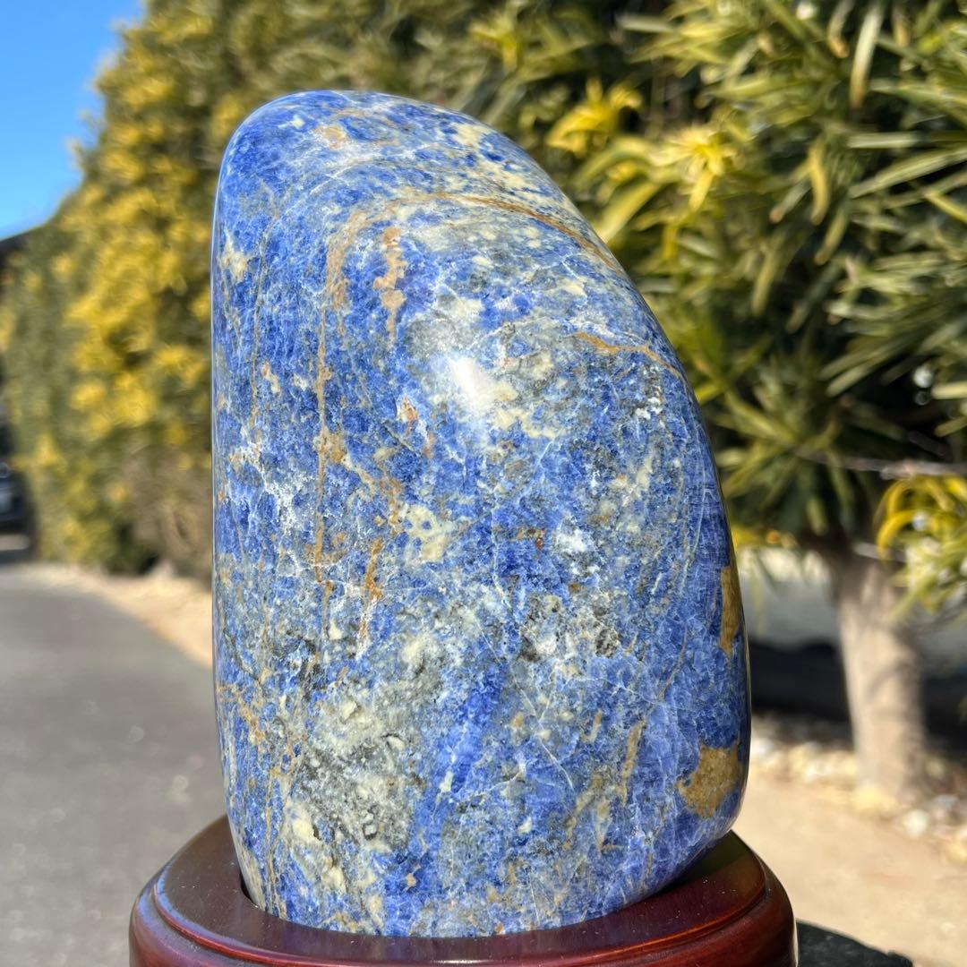 ✳️極品☆超極大✨地球のような模様と美しさ✨癒しパワー✨ソーダライト 原石 天然石