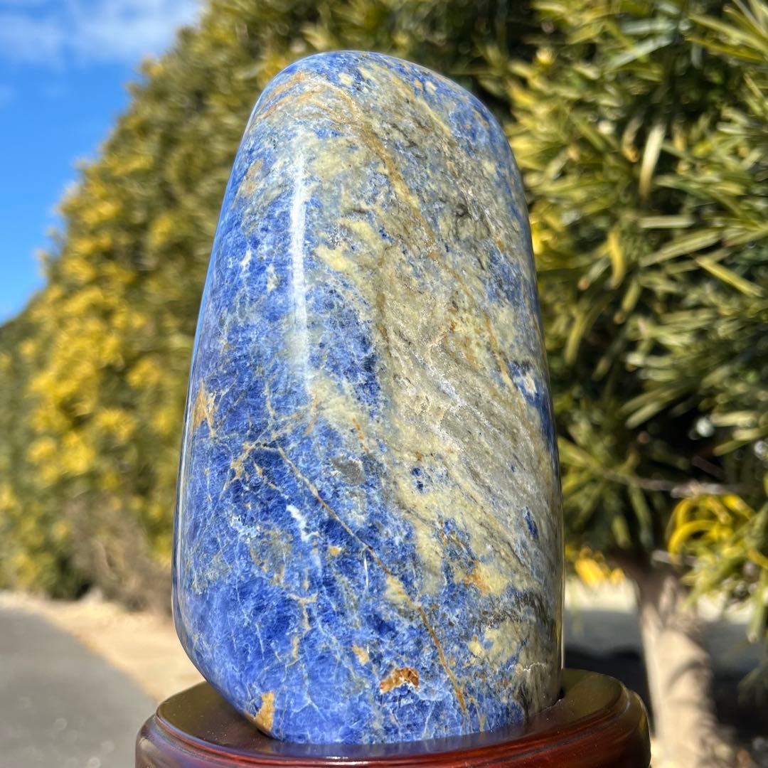 ✳️極品☆超極大✨地球のような模様と美しさ✨癒しパワー✨ソーダライト 原石 天然石