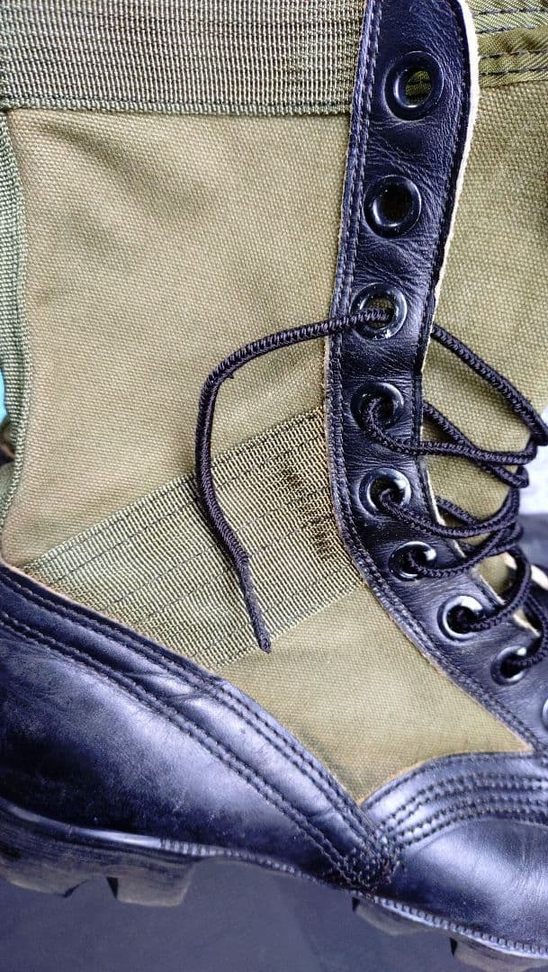 米軍 ジャングルブーツ サイズ9W(27cm幅広) ベトナム戦争