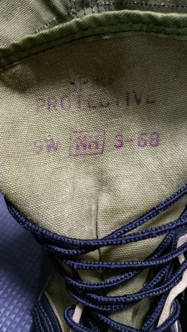 米軍 ジャングルブーツ サイズ9W(27cm幅広) ベトナム戦争