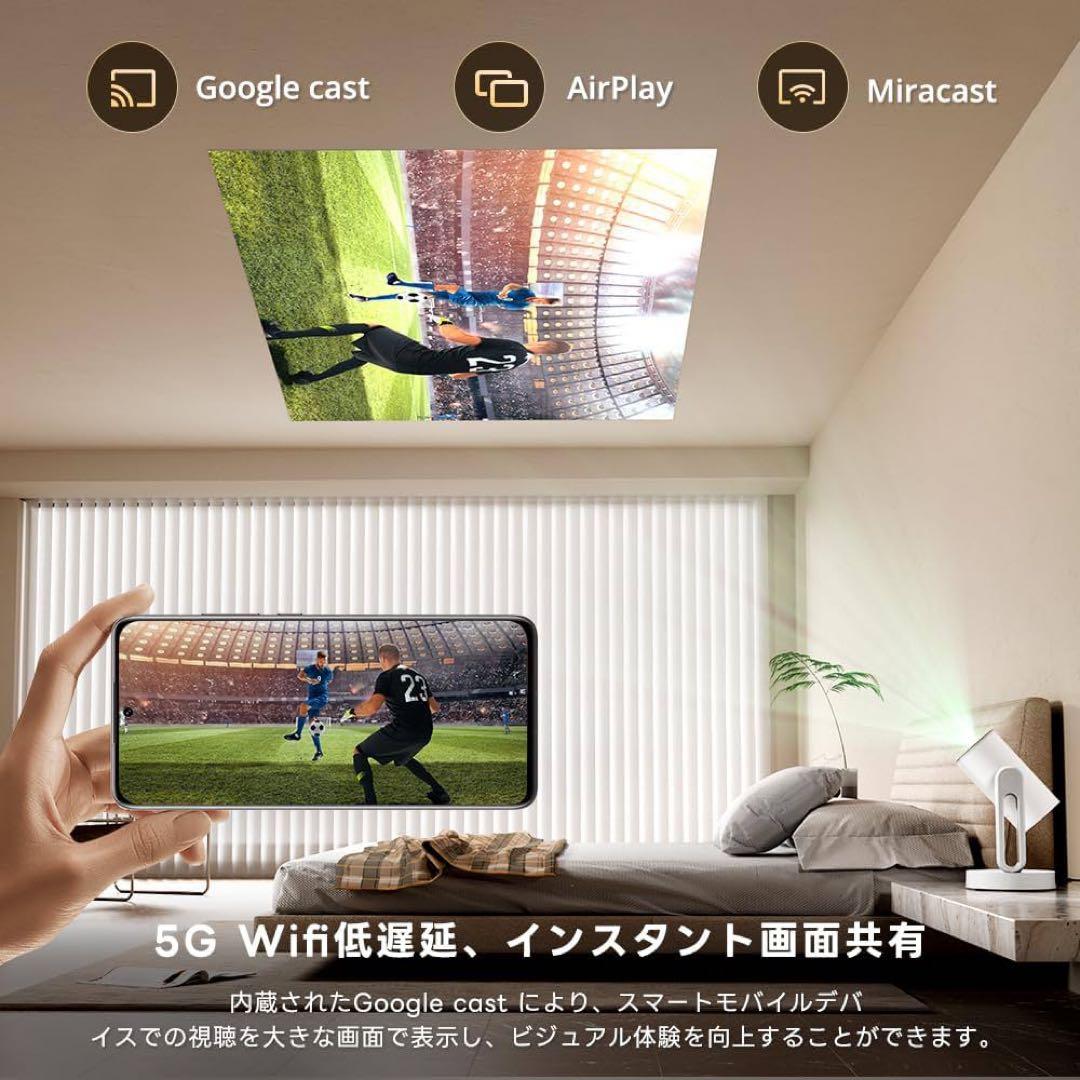 ETOE⭐️プロジェクター Google TV搭載 Netflix公式ライセンス