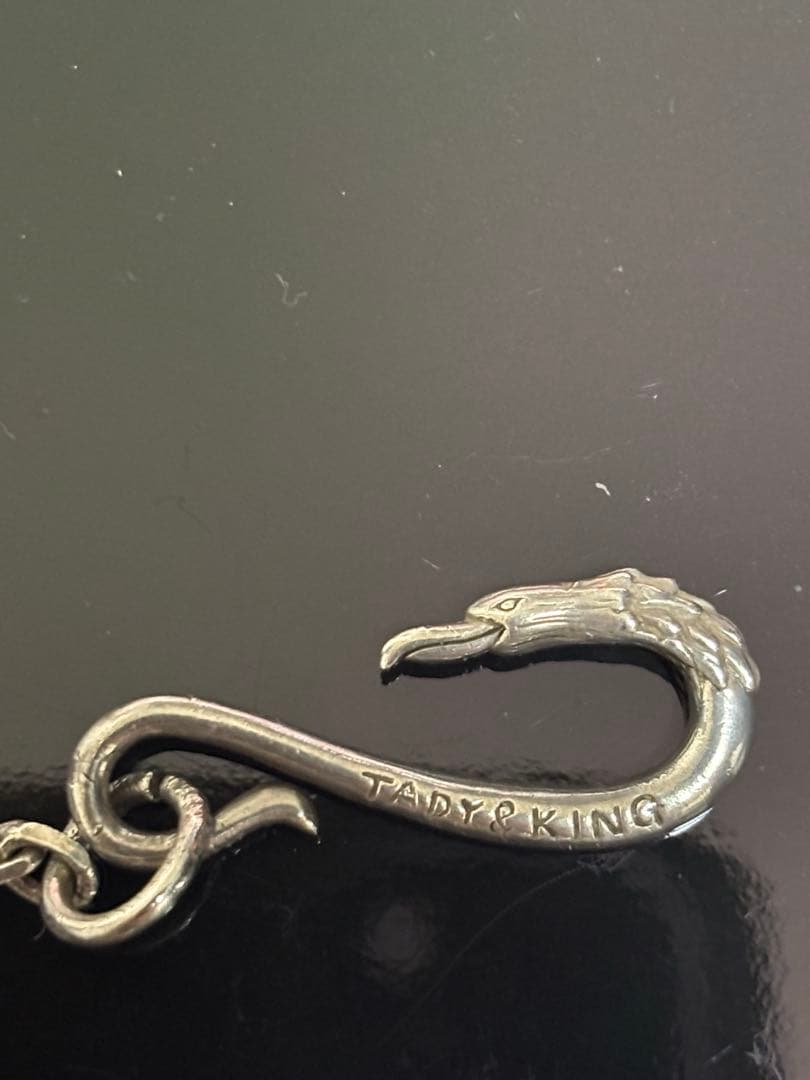 TADY & KING レギュラーホイールGPローズ付き 細角ネックレスチェーン