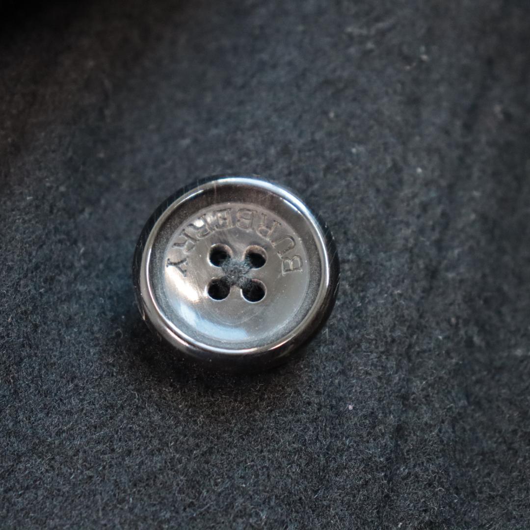 ✨BURBERRYバーバリー✨カシミヤ混　ベルト　ロングコート　黒　ノバチェック