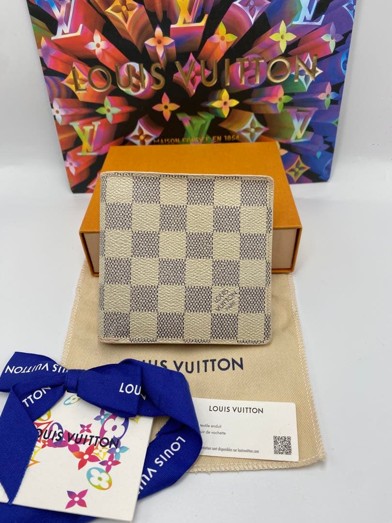 美品‼️ ルイヴィトン　ダミエ　ポルトフォイユ　マルコ　財布　折り財布