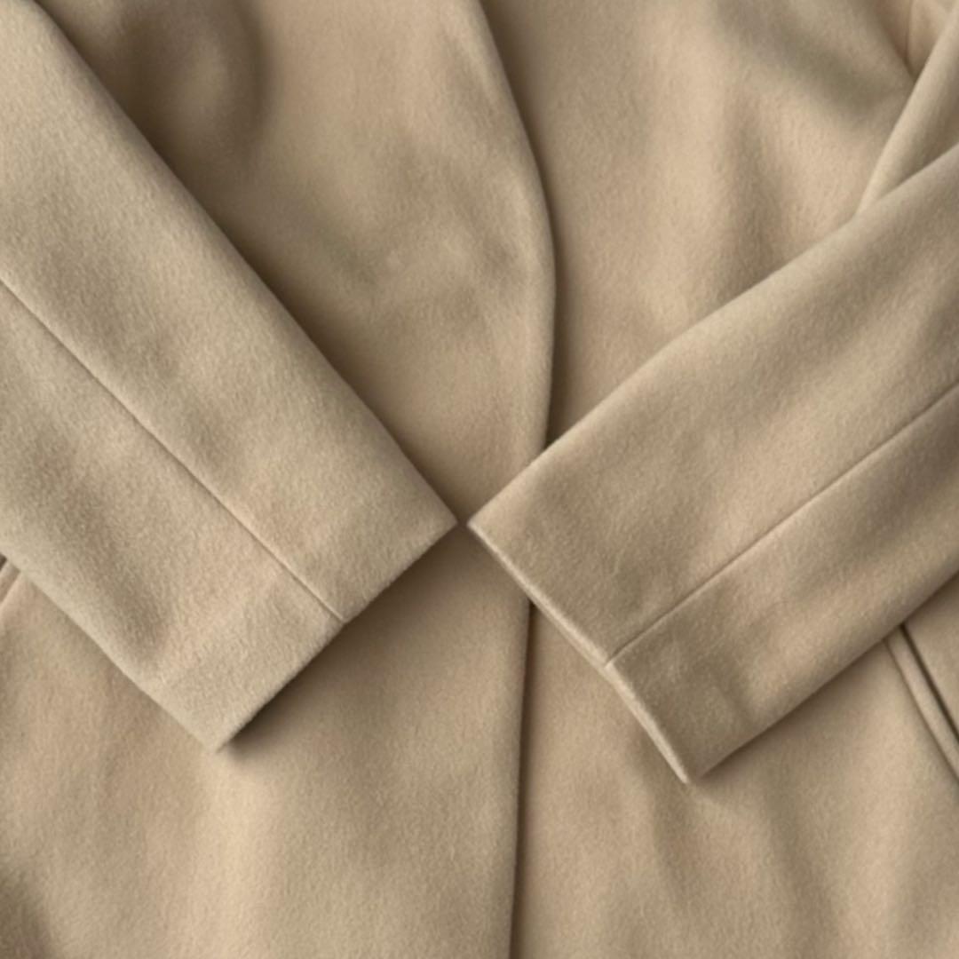 近年モデル IENA MANTECO ノーカラーウールコート ロングコート 38