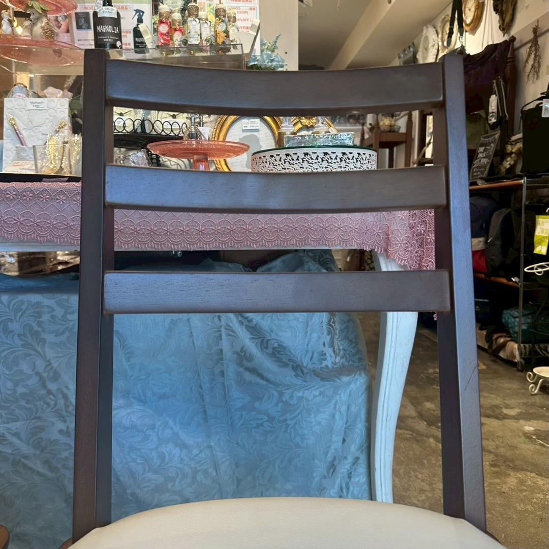 iΦ【2脚セット】NITORI ロピア２ 回転式ダイニングチェア ダークブラウン