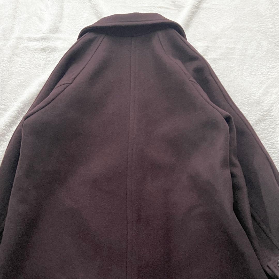 PUBLIC TOKYO SUPER140ブレンドトレンチライクウールコート