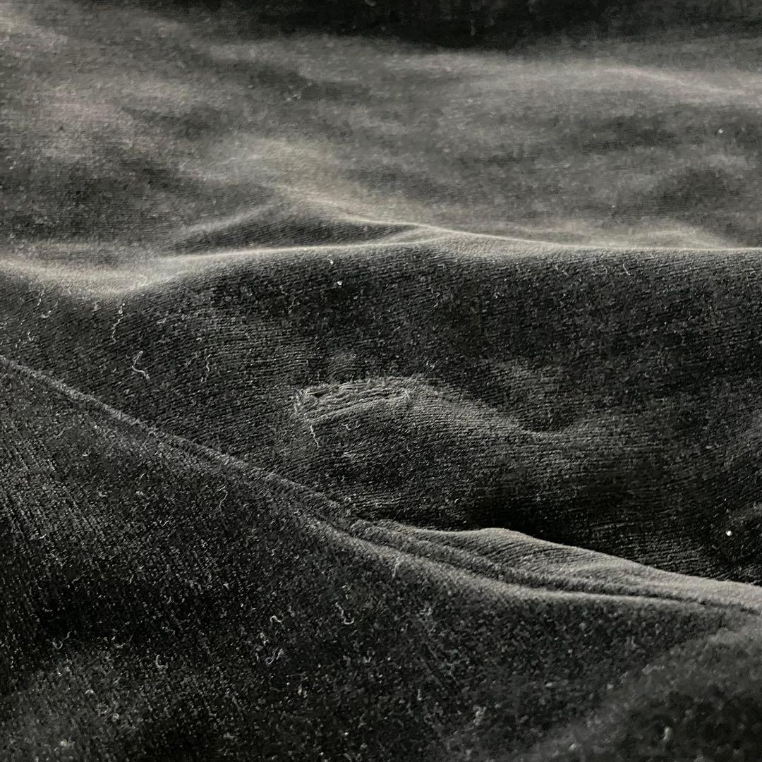 90-'s 龍 富士 別珍 スカジャン スーベニア 短丈 F ベロア 黒