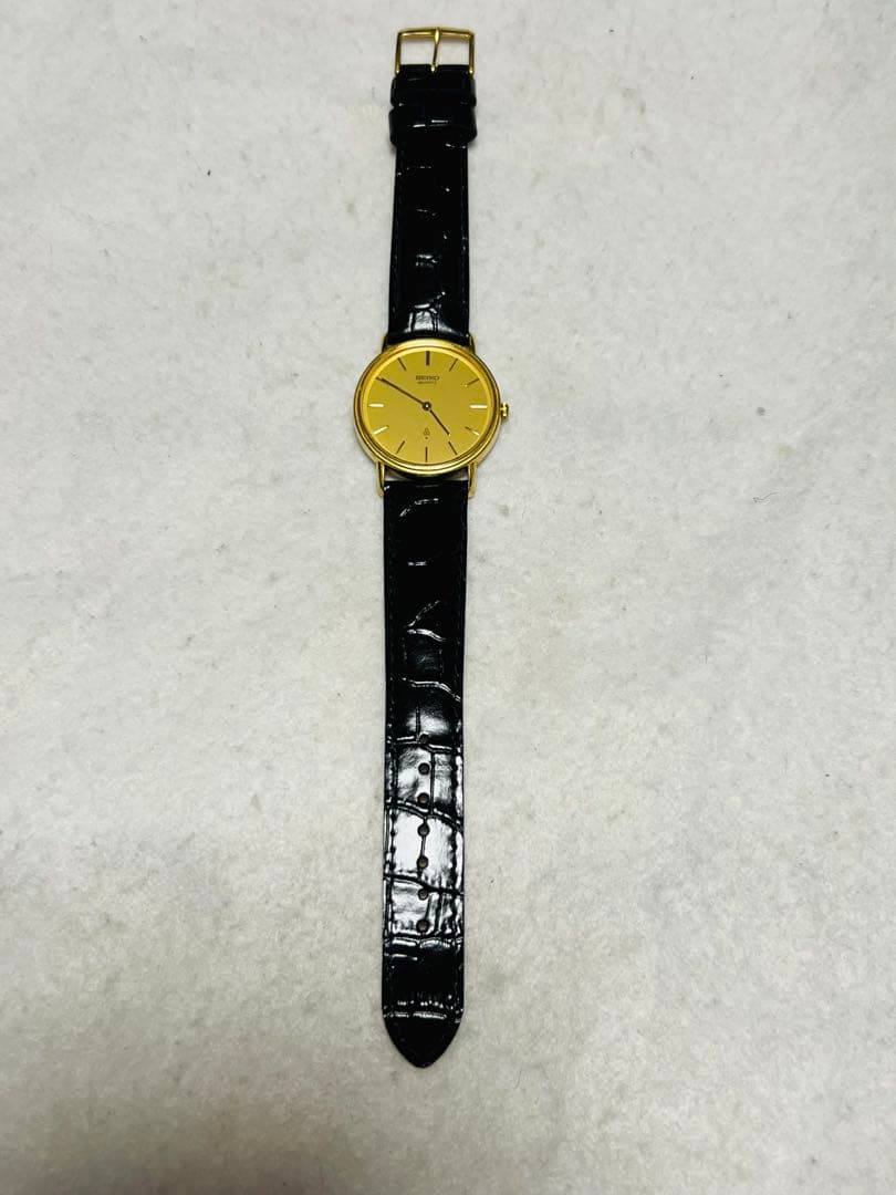 SEIKO 7820-8040　14K 刻印電池/ベルト新品　作動品