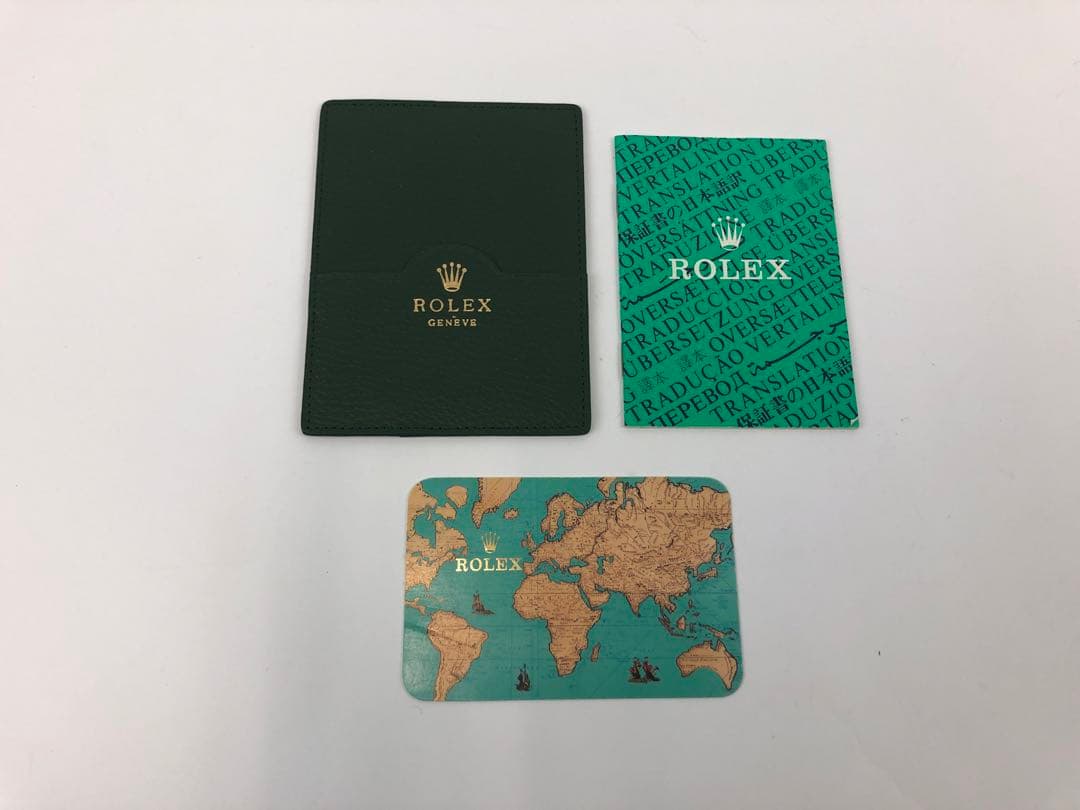 C*須様 ロレックス　空き箱　外箱　内箱　小冊子　カードケース　カレンダー　グリ
