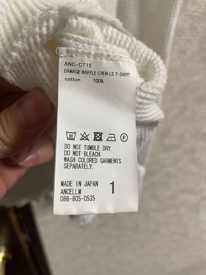 ANCELLM アンセルム　DAMAGE WAFFLE