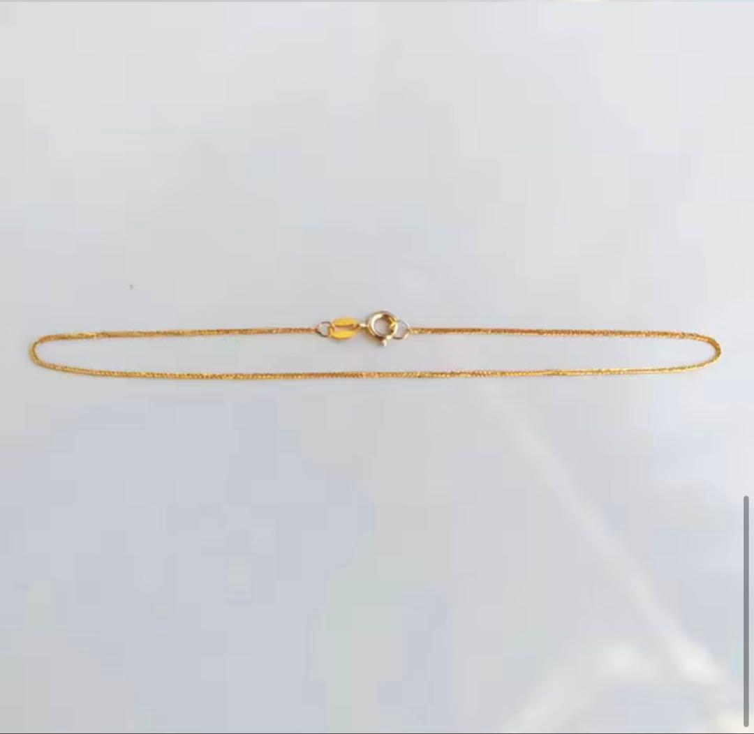 と*ん様 18金 AU750 チェーンブレスレット