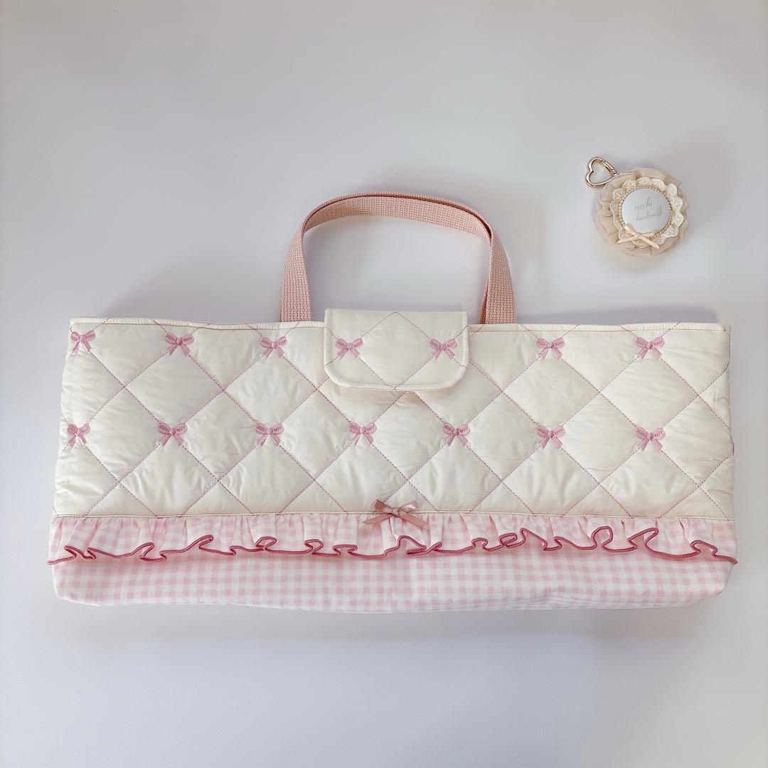 a♡プロフィール必読様　レッスンバッグ　上履き袋　体操着袋　ヌビキルト