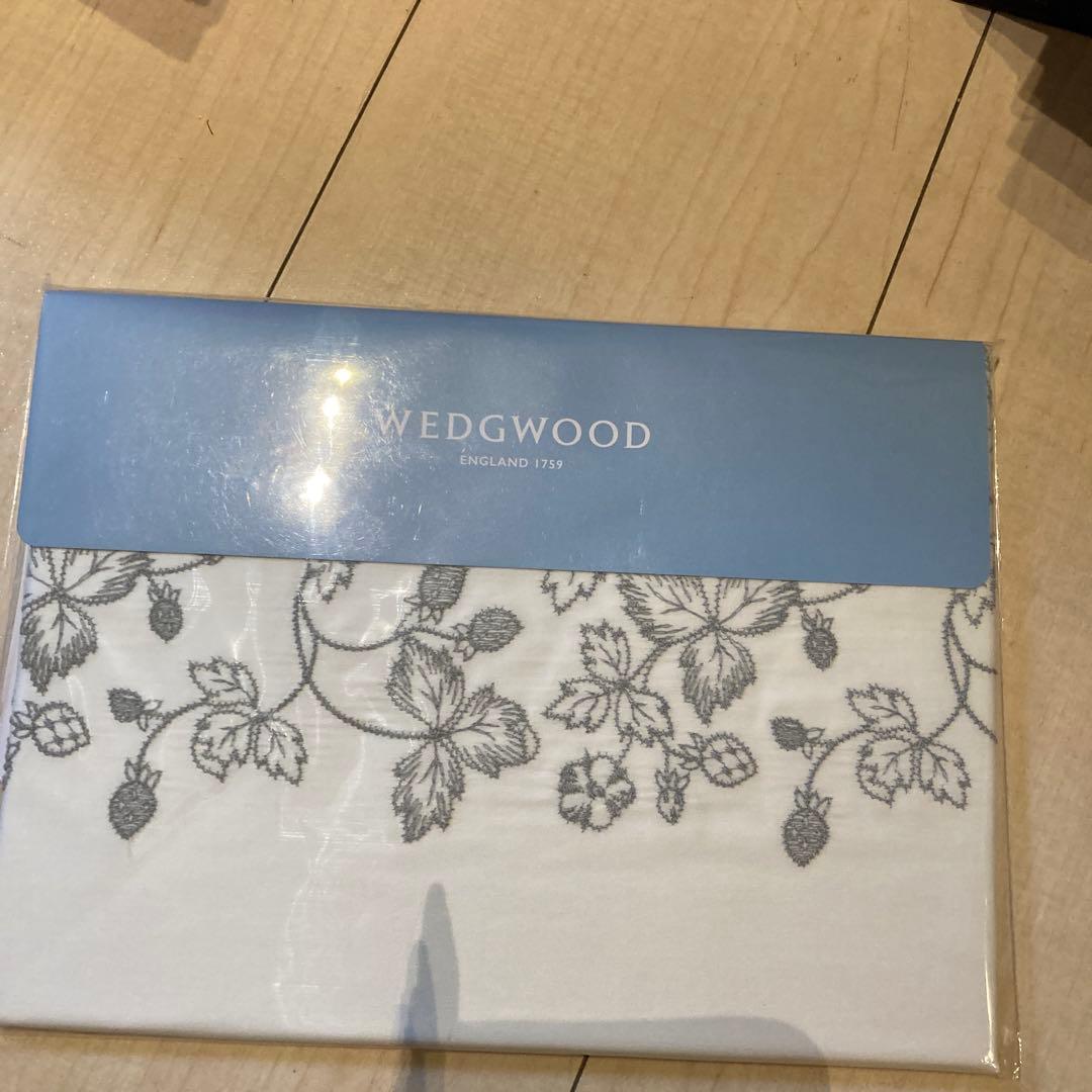 西川 クッションカバー 45×45cm 洗える 綿100％ ウェッジウッド２枚組