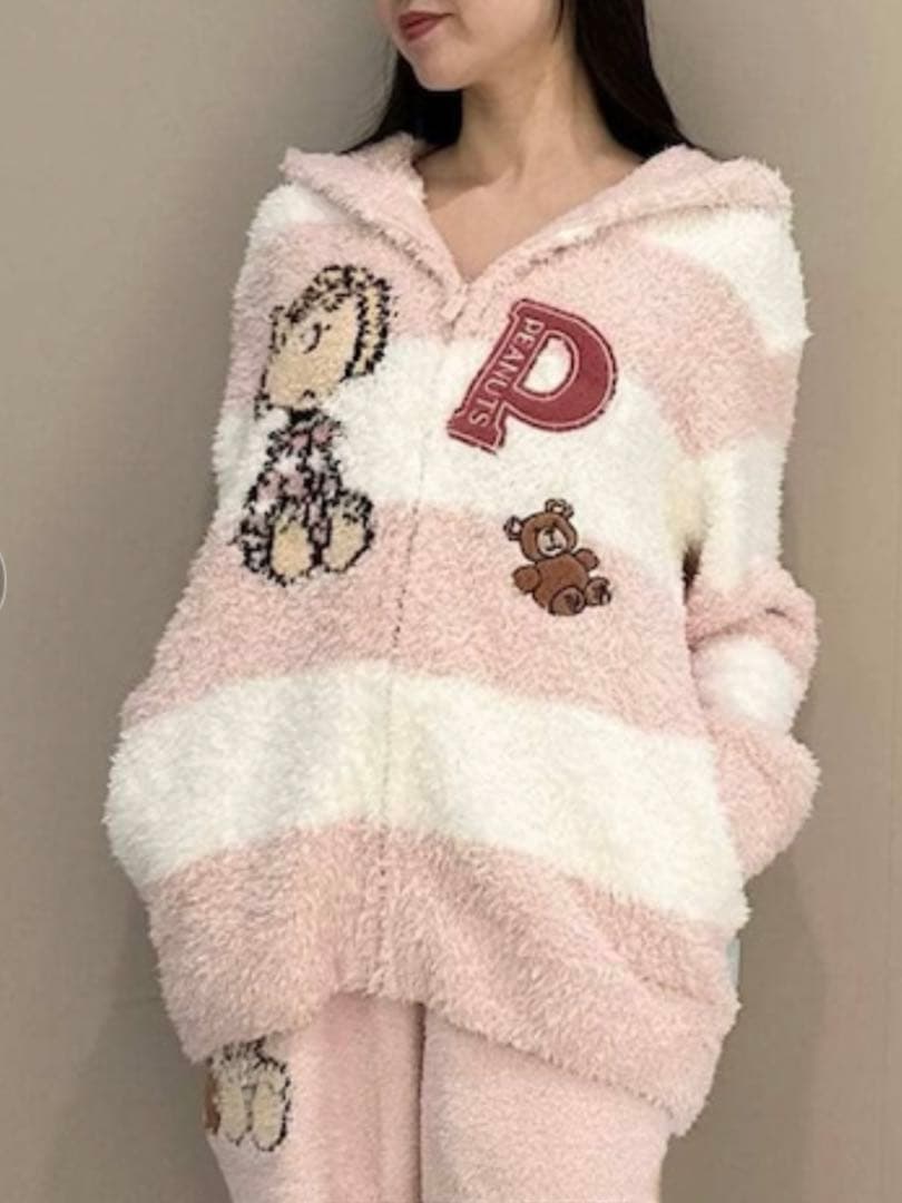 【お買い得】ジェラートピケ・未使用ジャガードパーカー（ユニセックス）