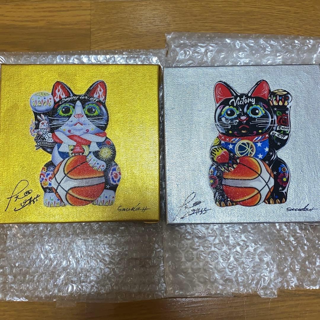 スサノオマジック谷口大智選手× 左右田薫さん 絵画2点セット サイン入り