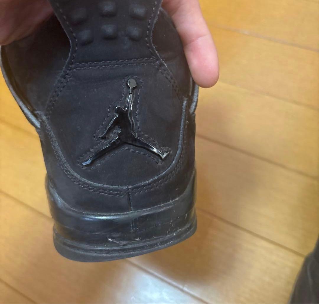靴 aj4 black cat