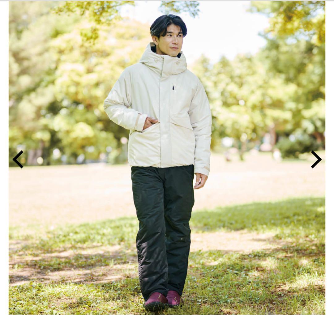 ワークマン　エックスシェルター　断熱　α 防水防寒ジャケット　アイボリー　M