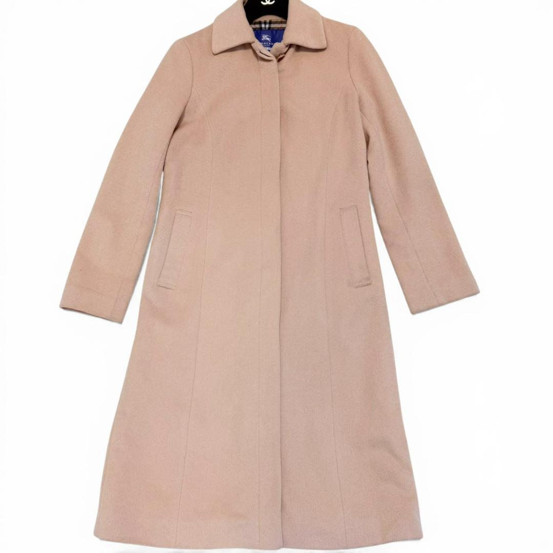 BURBERRY BLUE LABEL ベージュ ロングコート M ノバチェック