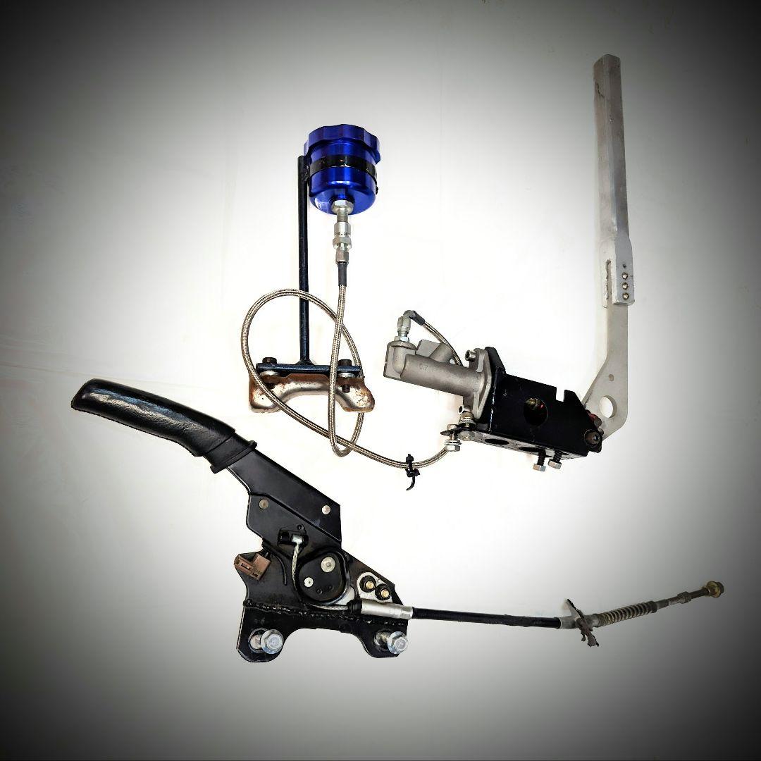 送料込み　油圧サイドブレーキ　レバー　シリンダー　リザーブタンク　90純正レバー