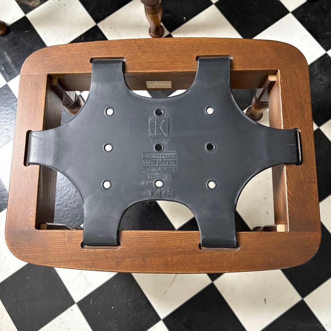 ③あずき様　二脚セット　キツツキ　飛騨産業　穂高　オットマン　ボタニカル