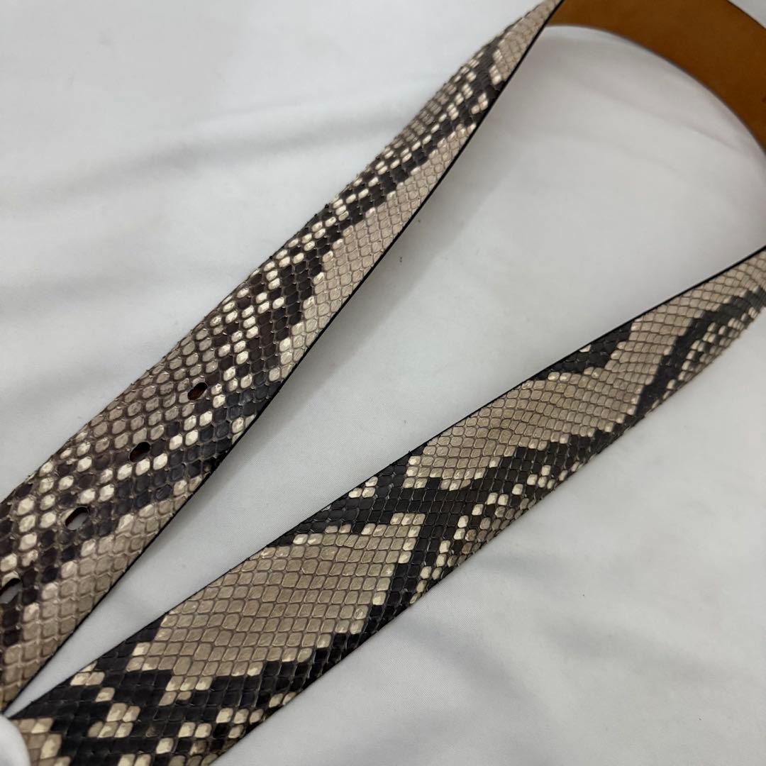 Fausto Colato パイソンベルト Python belt 蛇革