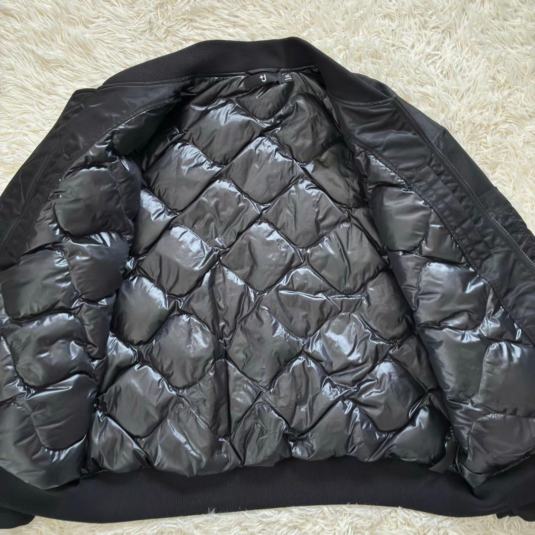 ＋J 3XL ハイブリットダウンオーバーサイズ MA-1ブルゾン　ブラック