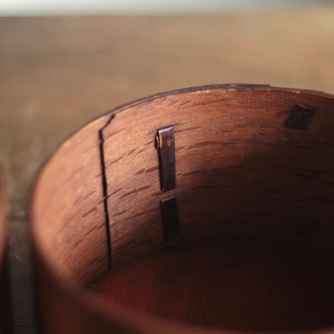 佳き木肌 古い 曲げわっぱ 古道具 アンティーク オブジェ