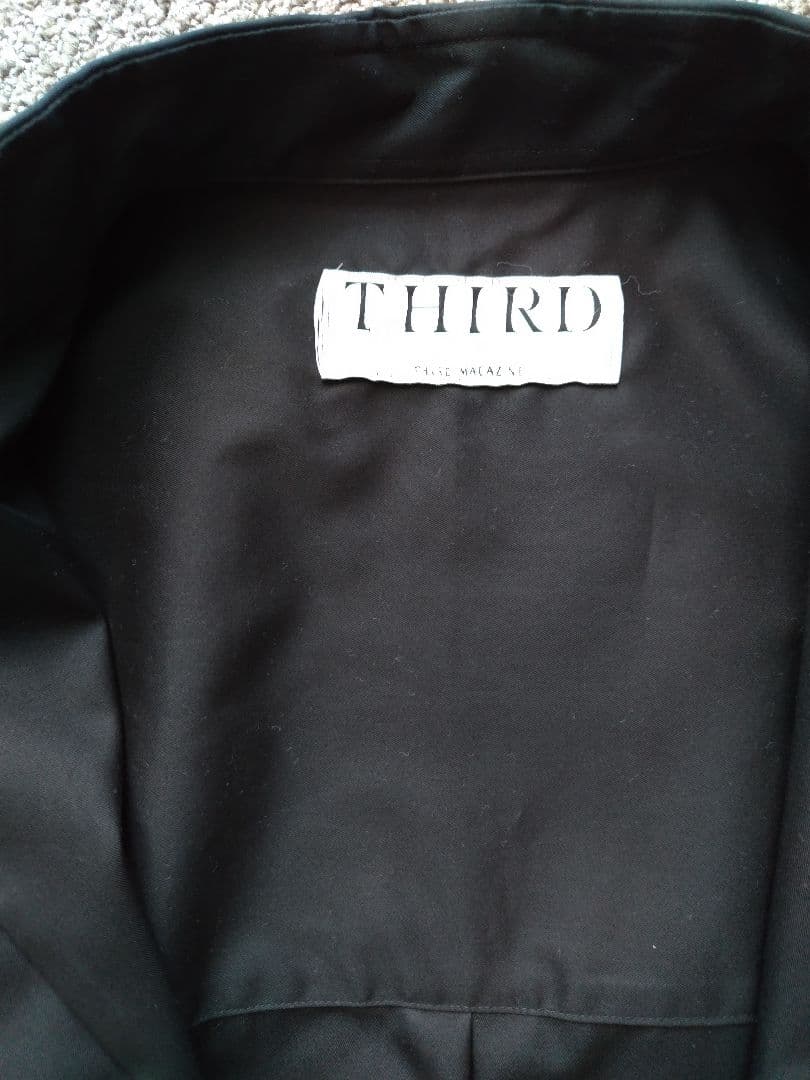 ☆ご予約品　サードマガジン 撥水ボクシーシャツ フリーサイズ　 ブラック