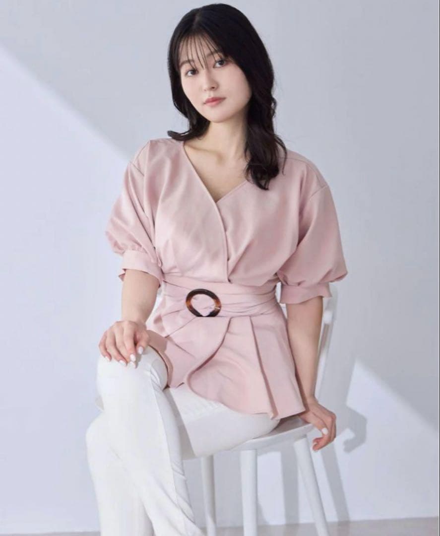 オーバーイー　over e E トップス　ハートクローゼット