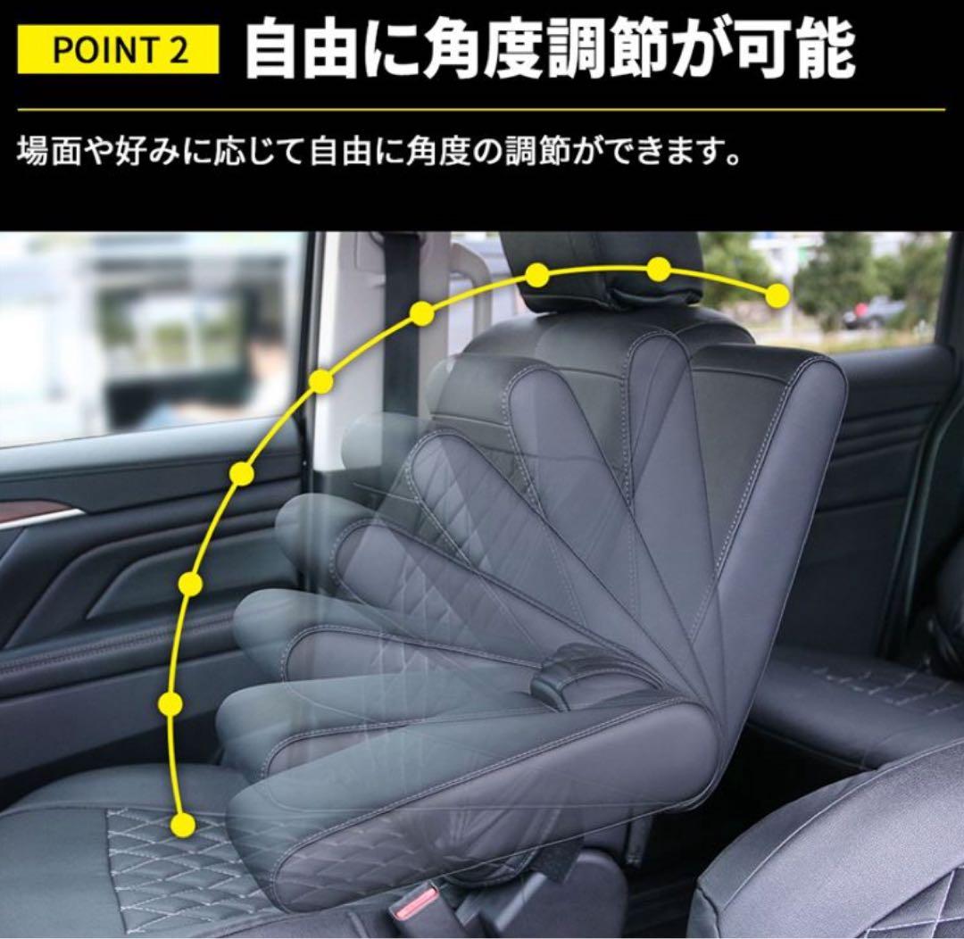 デリカD5アームレストカバー ブラック 合成皮革