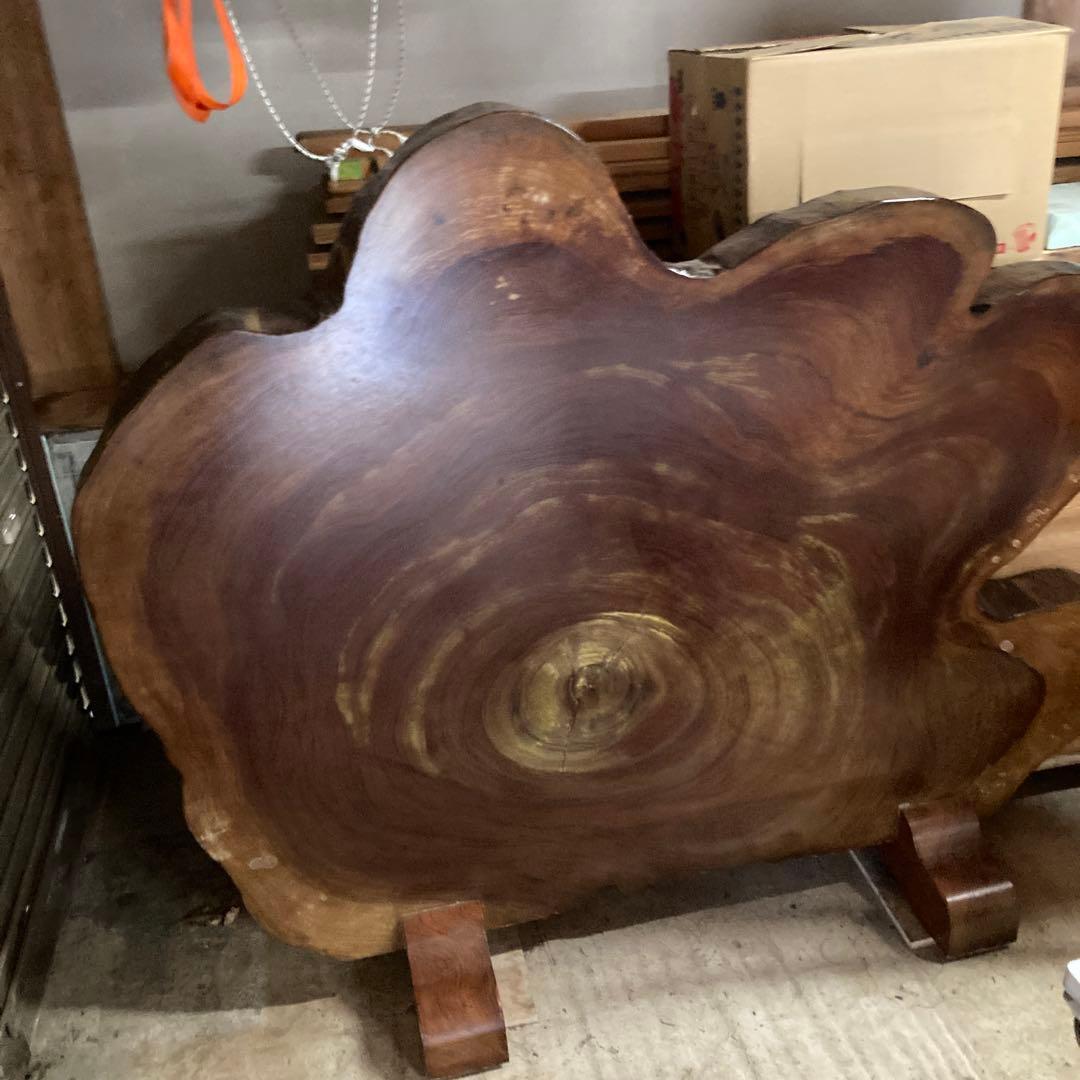 無垢テーブル　ダイニングテーブル　一枚板　座卓一枚板　座卓テーブル　欅　輪切