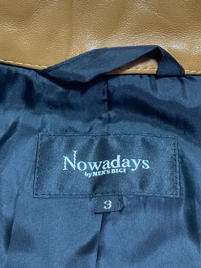 驚きの特価　メンズ・ビギ　羊皮 ライダース サイズ3