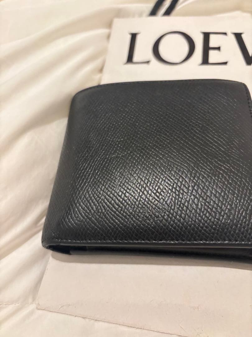 セリーヌ　ブラック 二つ折り財布