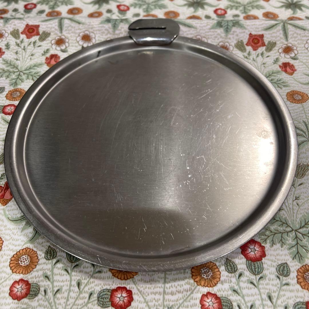 CRISTEL クリステル　ステンレス　フラット　ふた18cm