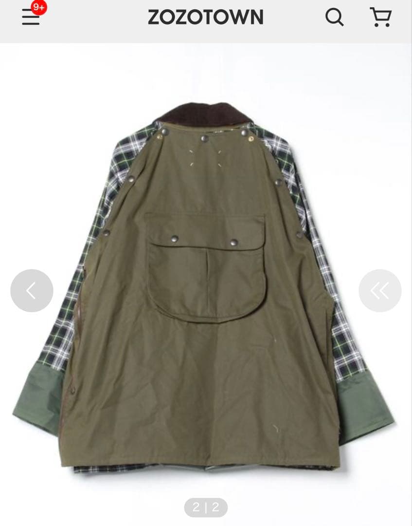 ✨️美品✨ マルジェラ チェック リバーシブル ブルゾン コート メンズ