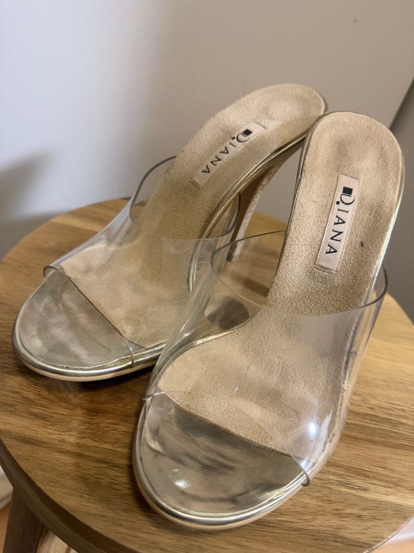 DIANA クリア ハイヒール　jbbf 競技用　ゴールド