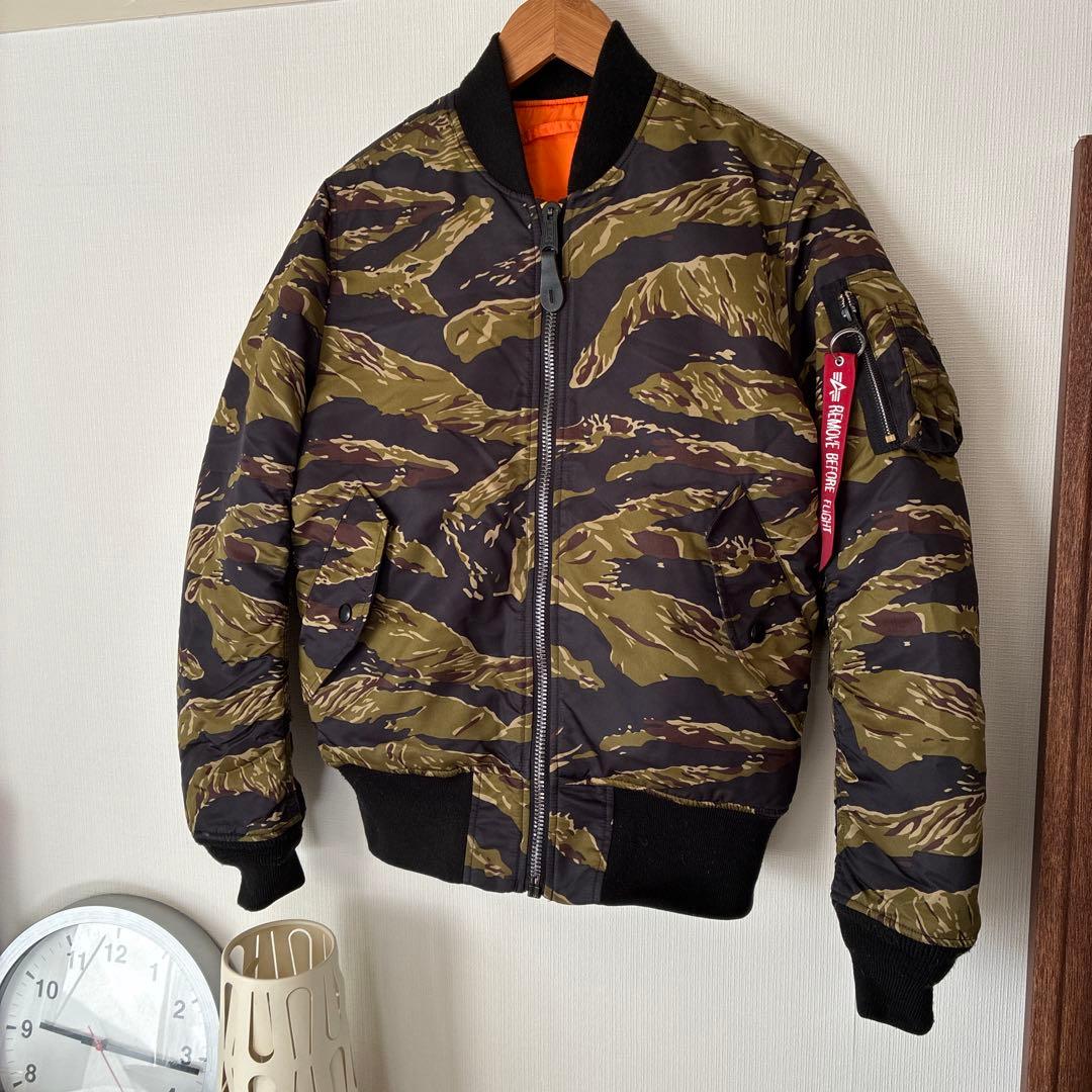 ジャケット・アウター alpha tiger camo MA-1 bomber jacket