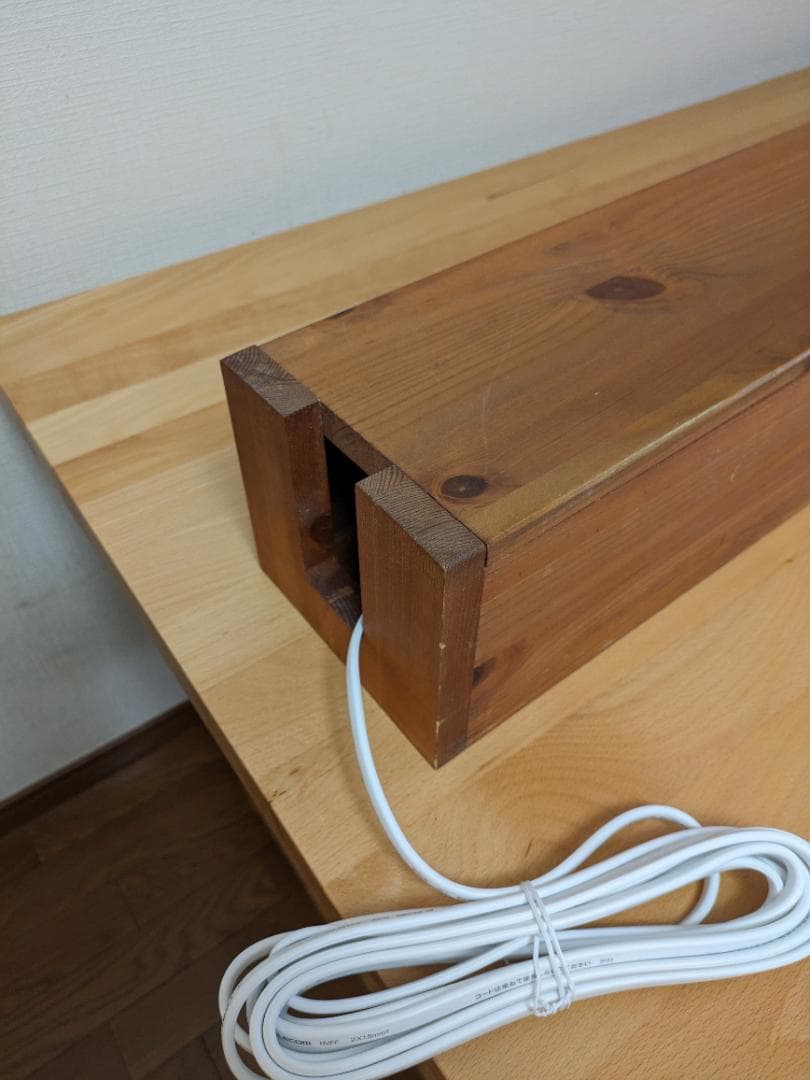 【希少サイズ】幅140cm 木製 ケーブルボックス オーダーメイド 特大