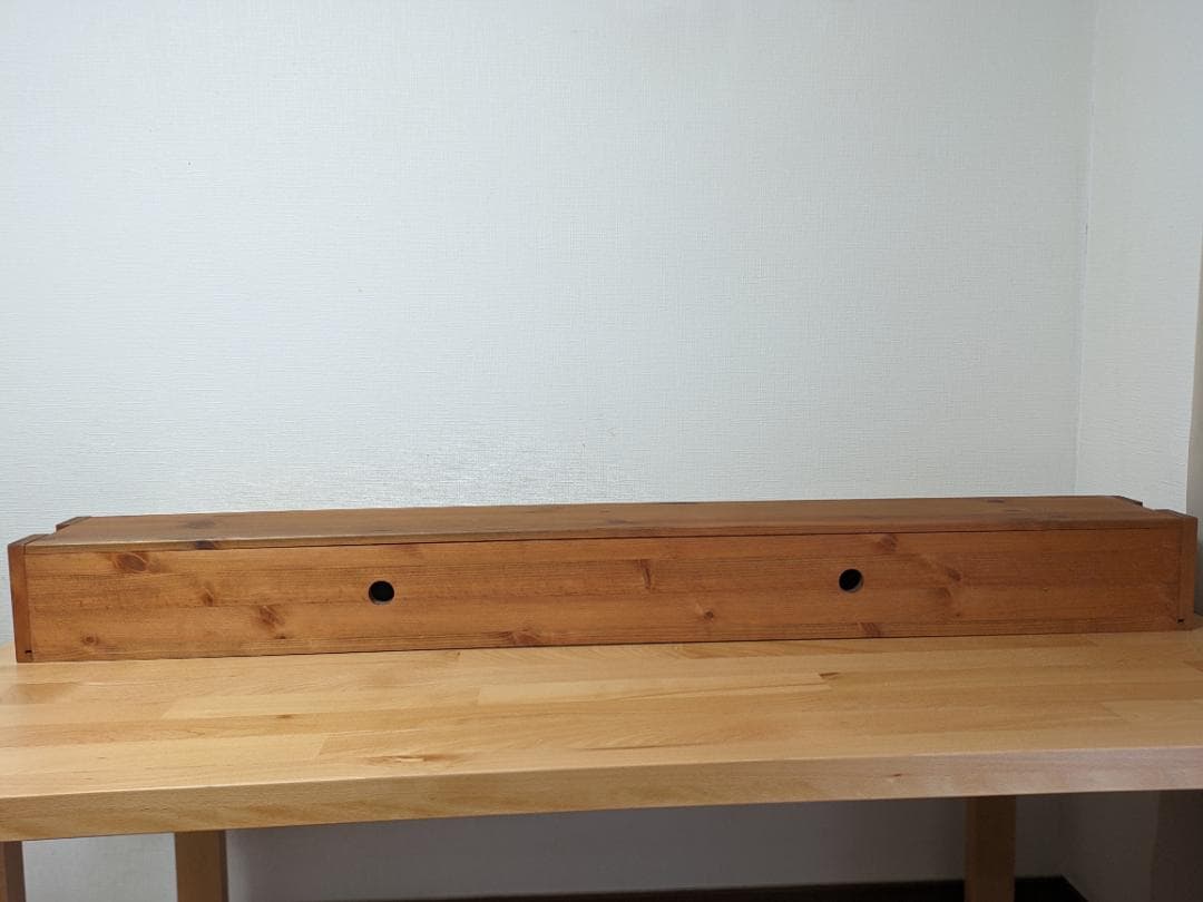 【希少サイズ】幅140cm 木製 ケーブルボックス オーダーメイド 特大