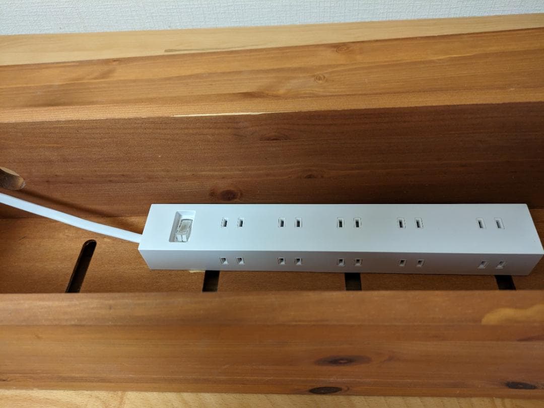 【希少サイズ】幅140cm 木製 ケーブルボックス オーダーメイド 特大